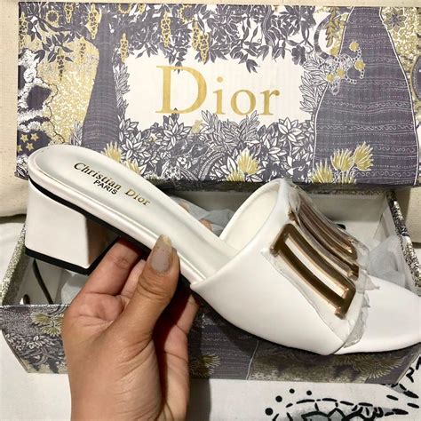 dior dway mule heel|Dior dway sandals.